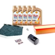 Комплект фильтров для ТО-2/4 Golf IV 1.8 T с маслом Shell 5W40