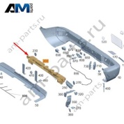 Усилитель заднего бампера Mercedes G-class W465 A4658856201