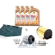 Комплект фильтров для ТО-4 Yeti 1.4TSI с маслом Shell 0W30