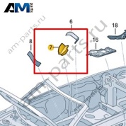 Часть стойки А Volkswagen T-Roc Cabrio 2020-2024 2GC864005