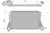 Интеркулер VALEO (818795) на Volkswagen Passat B6 (2005-2011) 2.0TDI