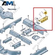 Крепежный элемент Volkswagen id-Buzz 2023-2024 1N3804545