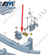 Опора Audi A8 (D5) 2018-2024 4N0807333A