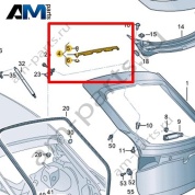 Уплотнитель Volkswagen id4/id5 2021-2024 11E827703C