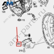 Масляный насос АКПП A2222700201 на Mercedes S-class W221