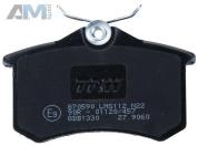 Задние тормозные колодки TRW GDB1330 для Volkswagen Polo Sedan (2020-2023)