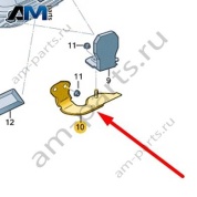 Кронштейн антенны Audi Q8 2019-2024 4M8035525