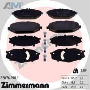 Передние тормозные колодки (22076.190.1) Zimmermann на Mercedes E-Class W213 E200D/E200