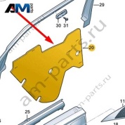 Шумоизоляция двери Audi Q8 e-tron 2024-2024/Audi e-tron 2019-2023 4KE863981