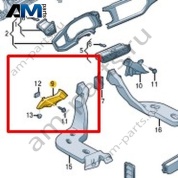 Дефлектор пространства для ног VAG 2G1819151A