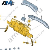 Задняя панель Volkswagen Jetta VII 2020-2024 17A813301