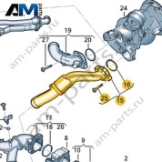 Напорная трубка VAG 06M145673AT