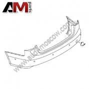 Оригинальный бампер задний с парковочным автопилотом Audi A6 C7 4G5807067BGRU