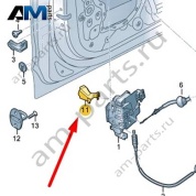 Крышка замка двери Audi A7 (4K) 2019-2024 4K8837349