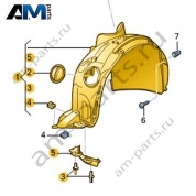 Подкрылок Volkswagen T-Roc Cabrio 2020-2024 2GC809958A