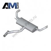 Задний глушитель 18307807745 на BMW X6 (E71) 30dX M57N2