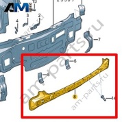Задняя панель Volkswagen T-Roc Cross 2019-2024 2GM813309