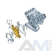 Передняя крышка 059103153CT Volkswagen Touareg III (2018-2023) 2.0TFSI