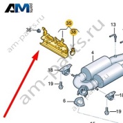 Кронштейн Audi A8 (D4) 2014-2017 4H0131561D