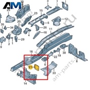 Кронштейн Volkswagen id-Buzz 2023-2024 1N3803546