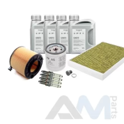 Оригинальный комплект ТО-2/4 на Audi A4 (B9) 1.4TFSI VAG LL 3 (допуск 504/507)