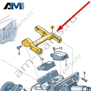 Опорный кронштейн рулевой колонки Audi A6 (C7) 2015-2018 4G1419250A