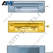 Блок управления электронной информационной системы с радио, Bluetooth, SD/CD-приводом и навигационной системой Volkswagen T-Roc Cross 2019-2024 2GM035874