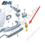 Золотник Audi Q8 2019-2024 4M8837109