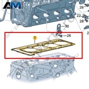 Прокладка ГБЦ VAG 06N103383A