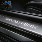 Комплект накладок на передние пороги (серебристая) Mercedes E-class W213 A2536809205