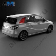Стекло боковое правое неподвижное A2466703000 на Mercedes B-class W246