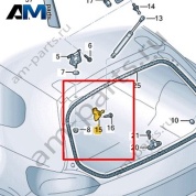 Опора газового упора Volkswagen Scirocco 2015-2018 1K8827435