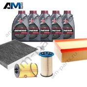 Набор ТО-2/4 Volkswagen Golf 7 1.6/2.0TDI с маслом Lukoil 5W30