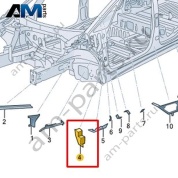 Защитный экран Volkswagen id3 2020-2024 10A864020A