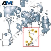 Обратный маслопровод VAG 04C145735C