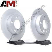 Оригинальные задние тормозные диски 272х10 Audi A1 8X (1.2-1.4 TSI) 2Q0615601H