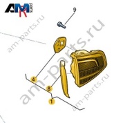 Задний правый светодиодный фонарь (на крышке) VAG 5E6945308A на Skoda 2019-2026