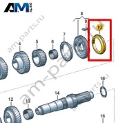 Блокировочное кольцо синхронизатора VAG 0CB311241A