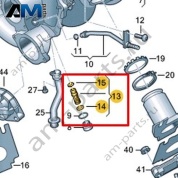 Жиклер VAG 06M133554A