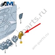 Клавиша открывания багажника 3GD959831WHS на Фольксваген Талагон 2021-2025