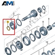 Стопорное кольцо VAG 0F6311152