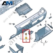 Держатель Volkswagen id3 2020-2024 10C858539