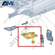 Часть стойки А Volkswagen T-Roc Cabrio 2020-2024 2GC864561A
