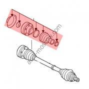 Оригинальный ШРУС внутренний задний Audi A4 (B8) рестайлинг 8K0598103D