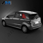 Стекло задней левой форточки A1696700912 на Мерседес B-class W245