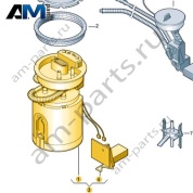 Модуль подачи топлива и датчик уровня топлива VAG 180919051C