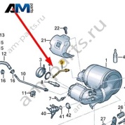Штуцер Audi A6 (C8) 2019-2024 4K0131205