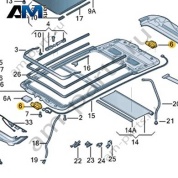 Привод люка спереди VAG 4M0959591 Volkswagen 2021-2026