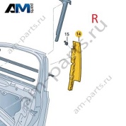 Накладка двери пассажира (стойка В) 5HG837902 на Volkswagen Golf 8 2019-2026