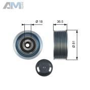 Натяжитель ремня генератора GATES (T38207) Audi A4 (B7) 2005-2009 1.6/1.8 (102/163 л.с.)